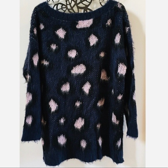 PrettyLittleThing Fluffy Leopard Print Jumper NWOT - Picture 7 of 8